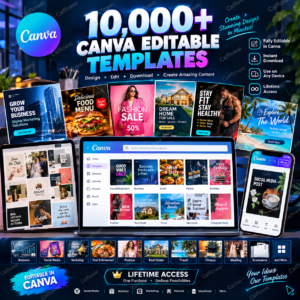 Canva Templates Bundle – Premium Editable Designs